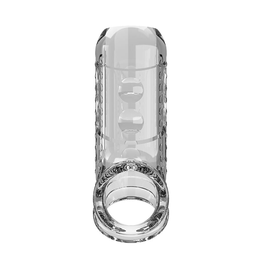 PRETTY LOVE - TRANSPARENT TEXTURED PENIS SLEEVE