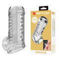 PRETTY LOVE - TRANSPARENT TEXTURED PENIS SLEEVE