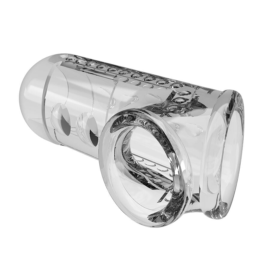 PRETTY LOVE - TRANSPARENT TEXTURED PENIS SLEEVE