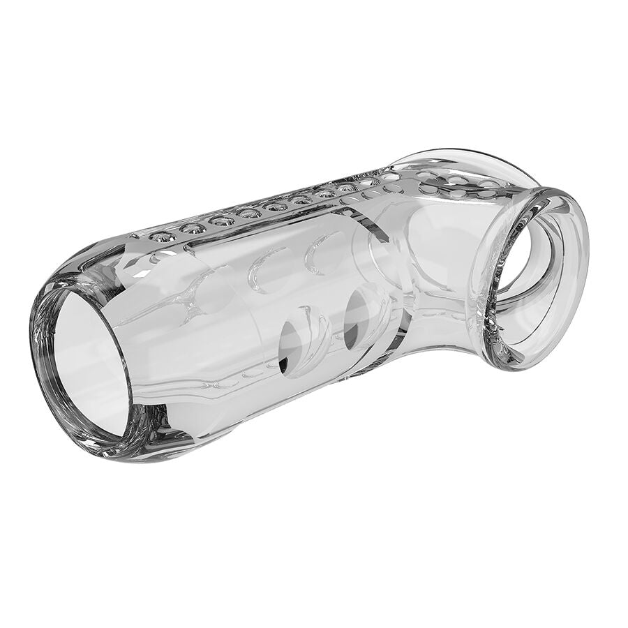 PRETTY LOVE - TRANSPARENT TEXTURED PENIS SLEEVE