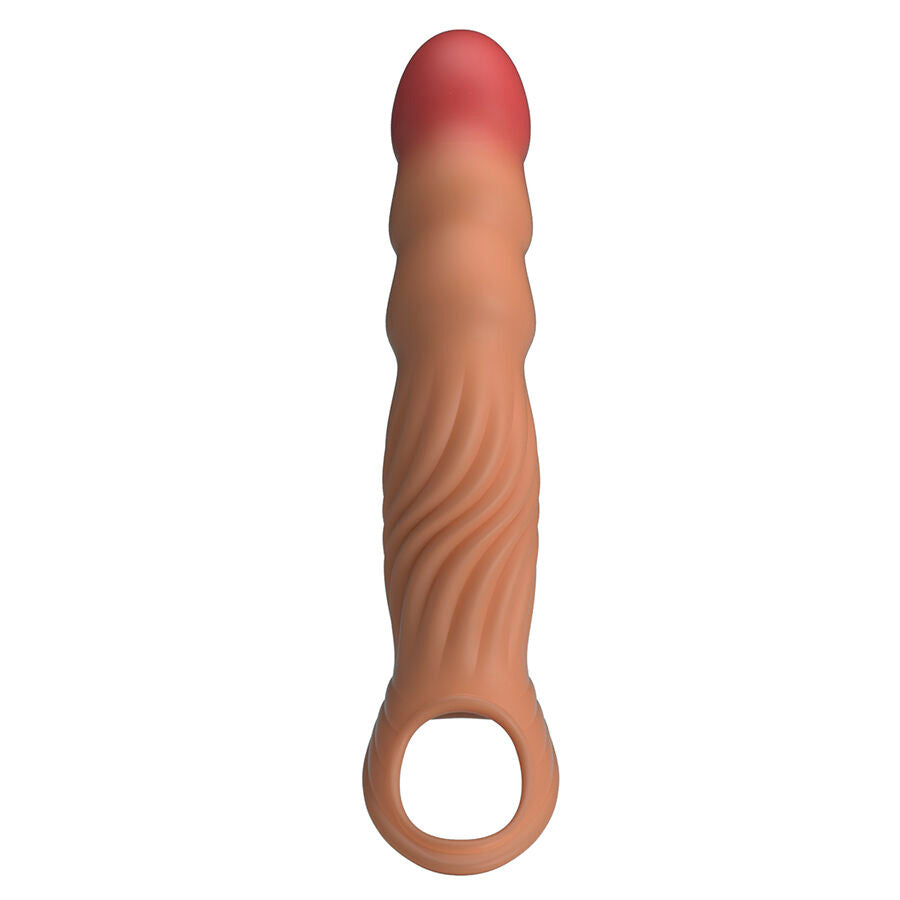 PRETTY LOVE - TEXTURED PENIS SLEEVE WITH VIBRATION AND REMOTE