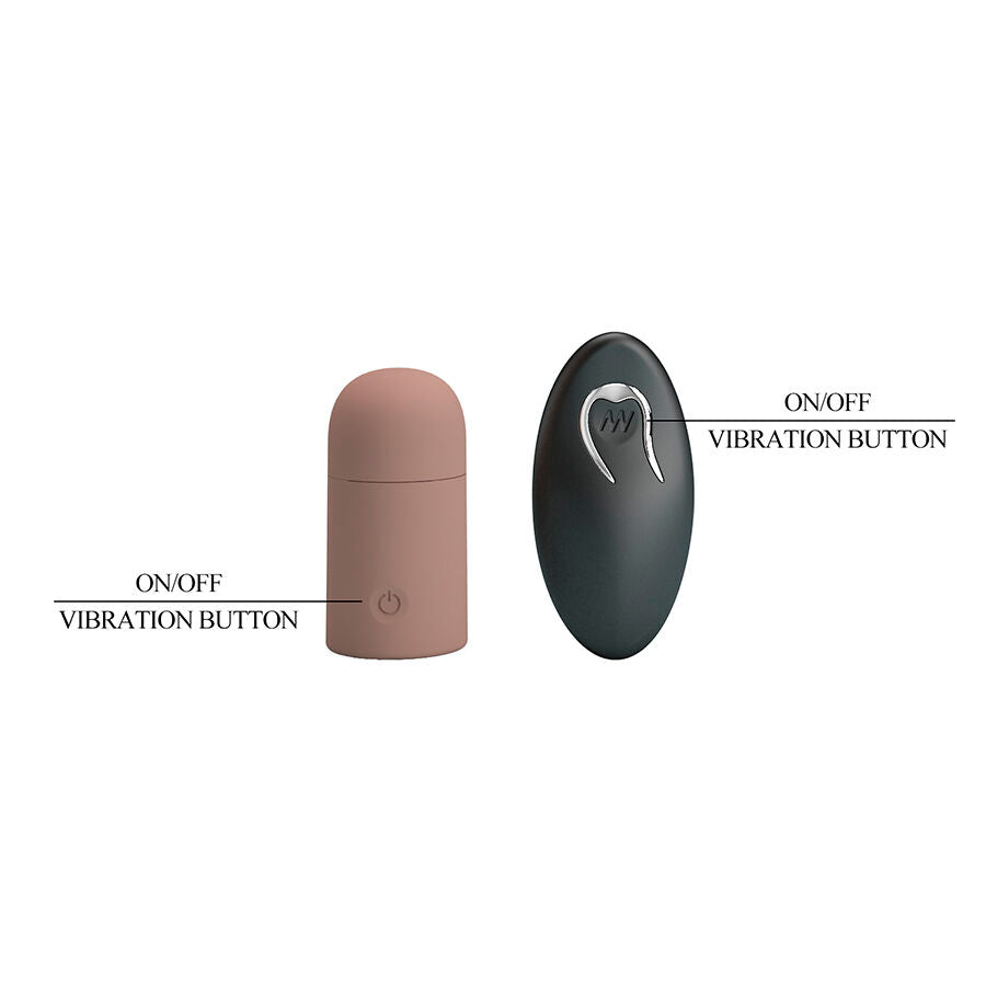 PRETTY LOVE - TEXTURED PENIS SLEEVE WITH VIBRATION AND REMOTE
