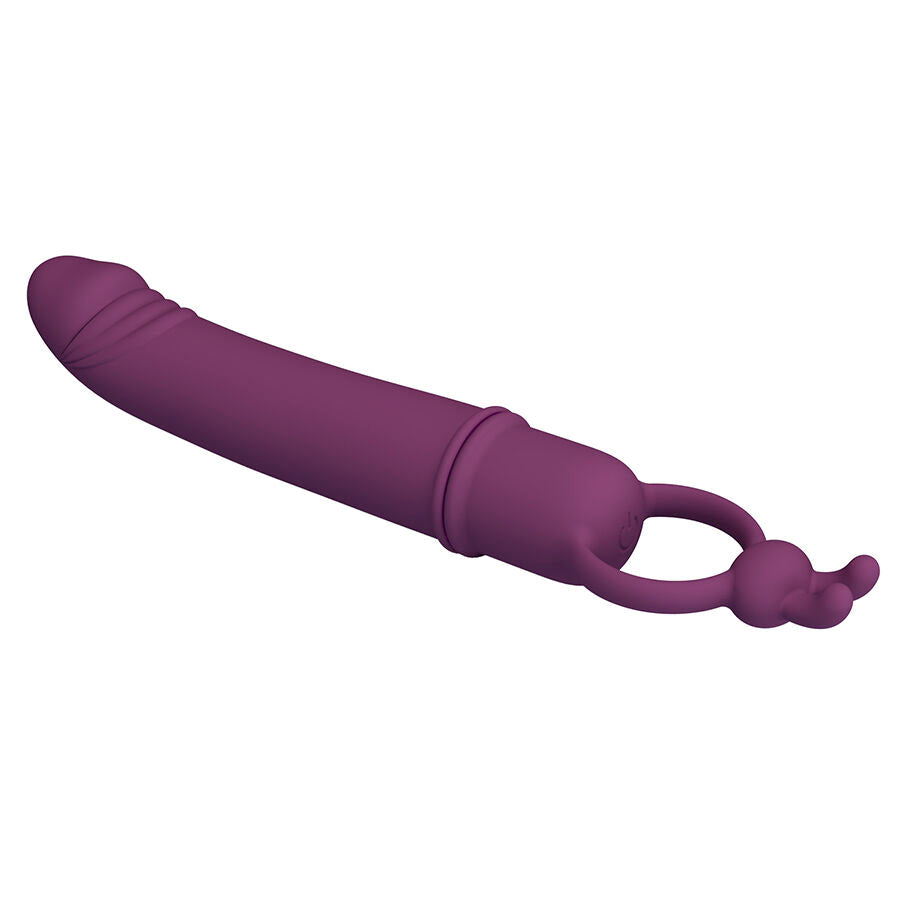 PRETTY LOVE - CORA PENIS-SHAPED VIBRATOR WITH RESISTANCE RING