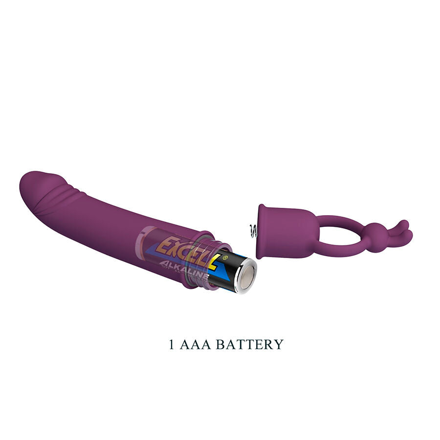 PRETTY LOVE - CORA PENIS-SHAPED VIBRATOR WITH RESISTANCE RING
