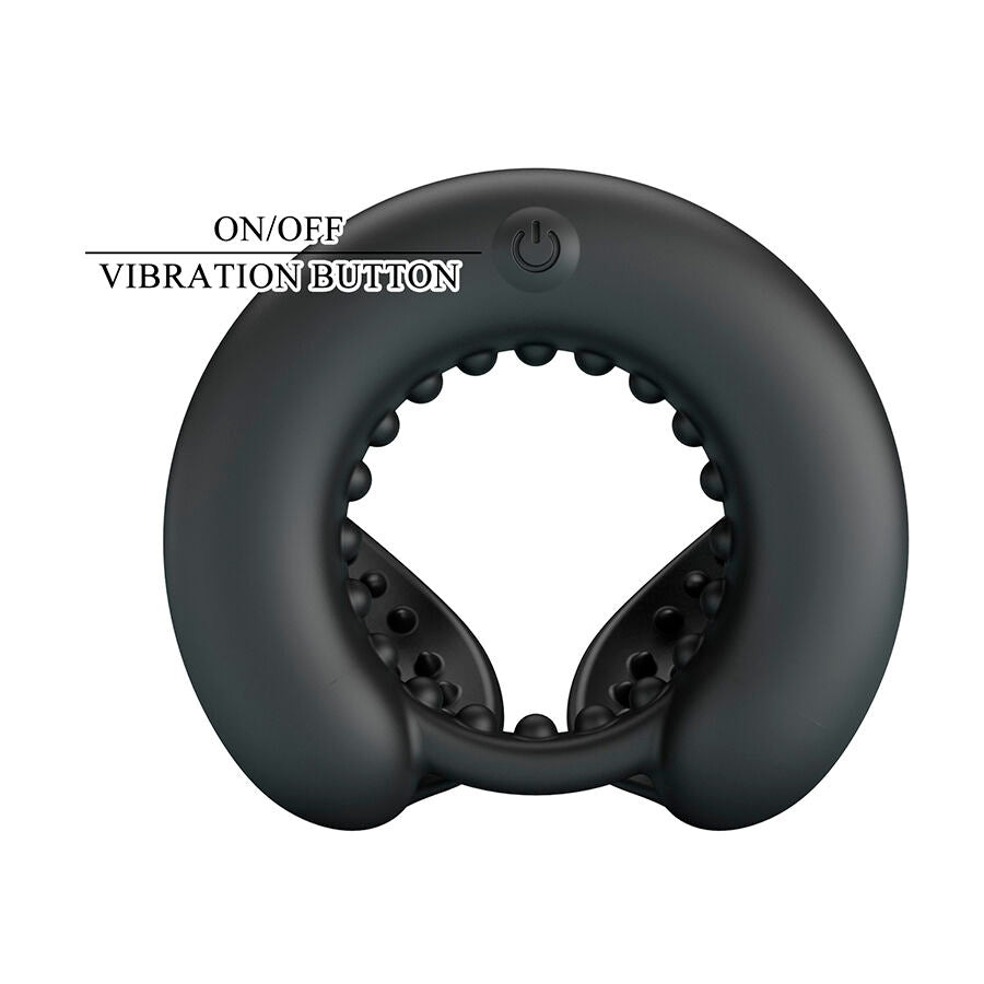 PRETTY LOVE - QUENTIN PENIS RING WITH TESTICLE STIMULATOR