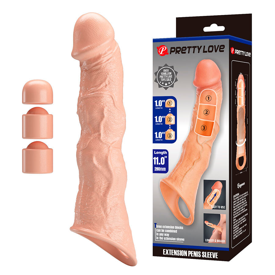 PRETTY LOVE - RAGNAR COQUE D'EXTENSION AVEC EXTENSIONS RÉGLABLES