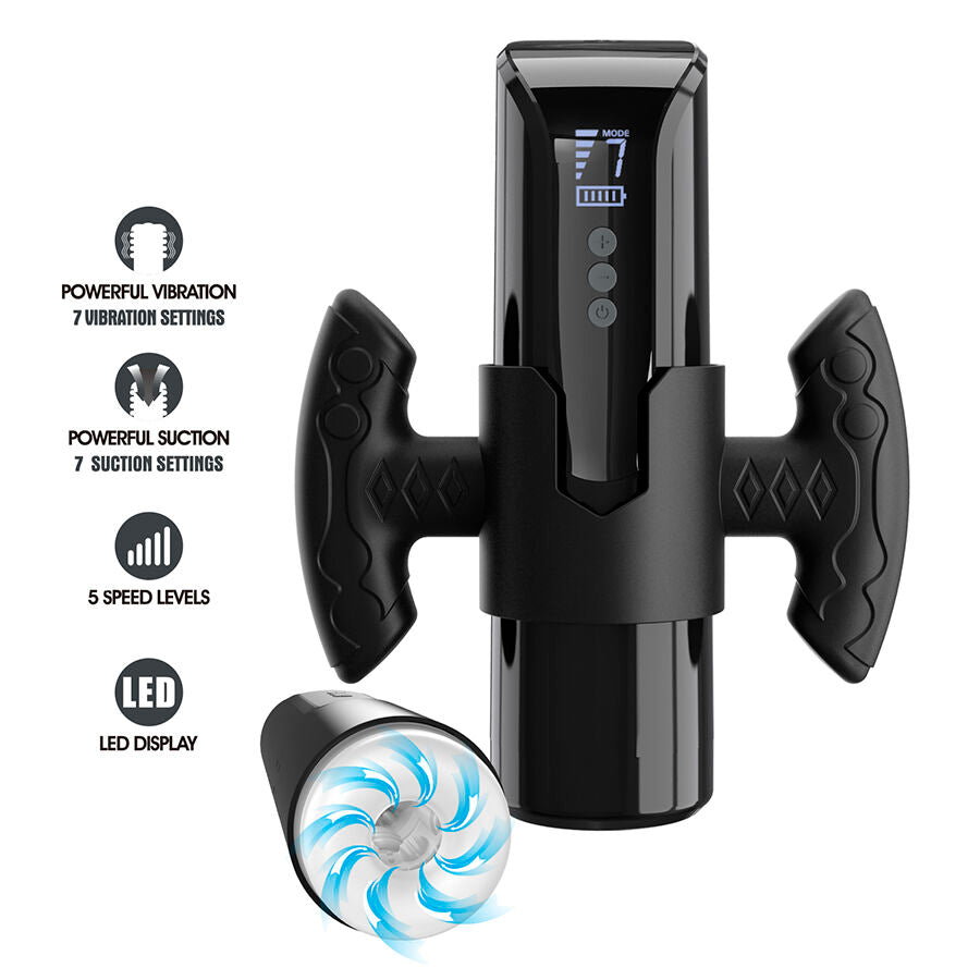 PRETTY LOVE - LARISSA SUCTION VIBRATING MASTURBATOR + STAND