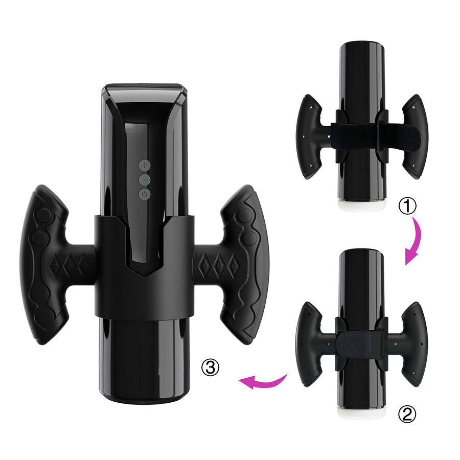 PRETTY LOVE - LARISSA SUCTION VIBRATING MASTURBATOR + STAND