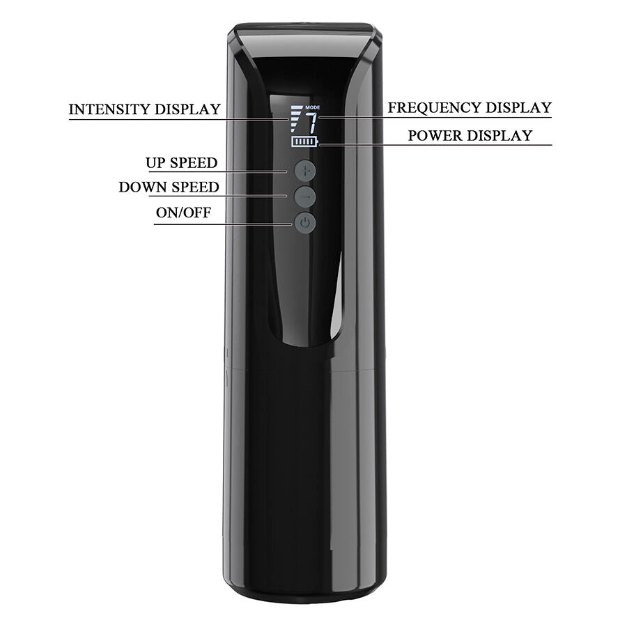 PRETTY LOVE - LARISSA SUCTION VIBRATING MASTURBATOR + STAND