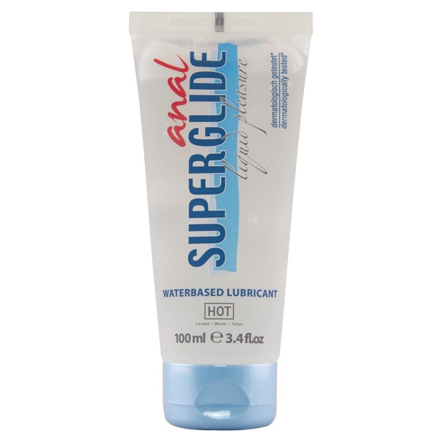 HOT - ANAL SUPERGLIDE LIQUID PLEASURE WATER-BASED LUBRICANT 100 ML