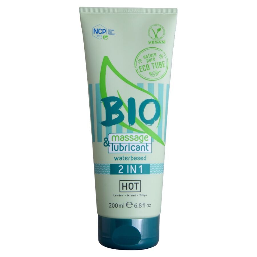 HOT - 2-IN-1 BIO MASSAGE AND WATER-BASED LUBRICANT 200 ML