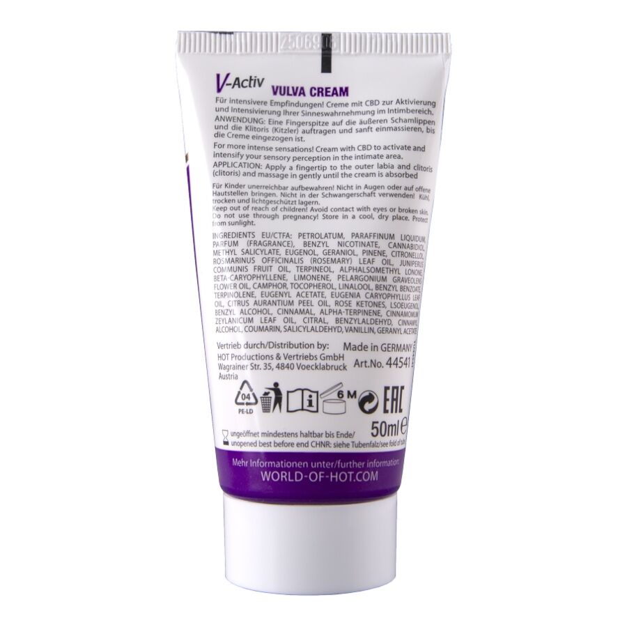 WARM - CBD VULVA CREAM GLOVE 50ML