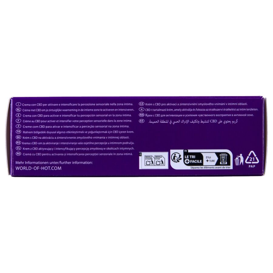 WARM - CBD VULVA CREAM GLOVE 50ML