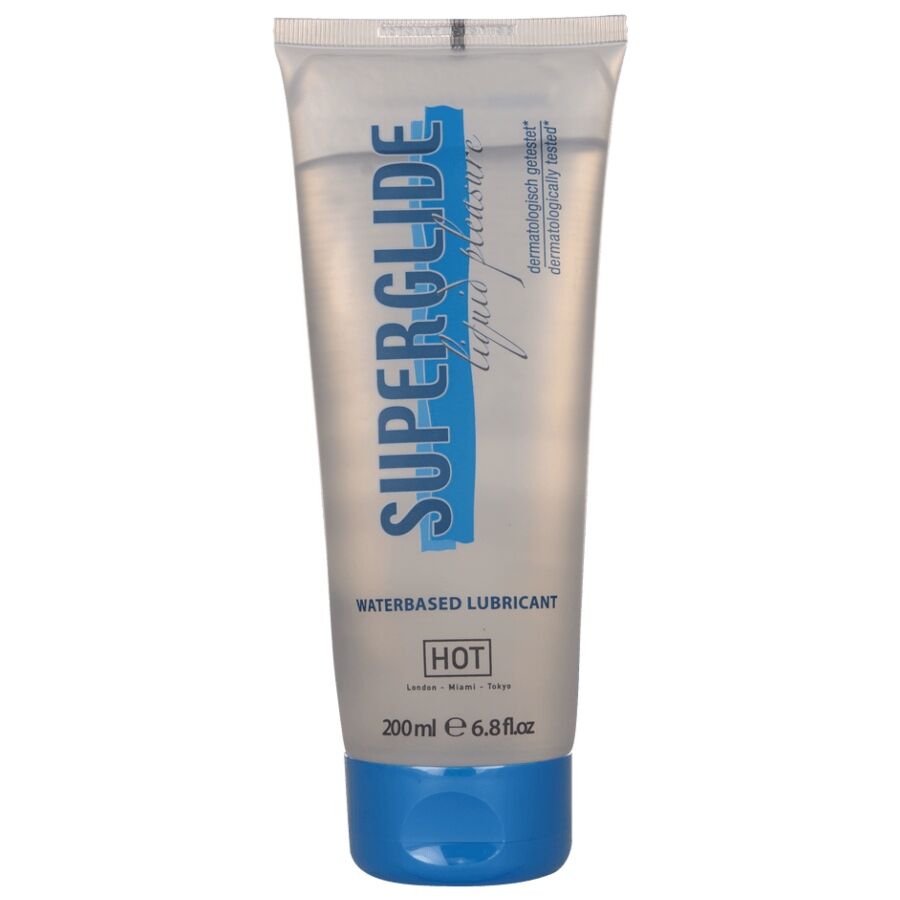 HOT - SUPERGLIDE LIQUID PLEASURE WATER-BASED LUBRICANT 200 ML