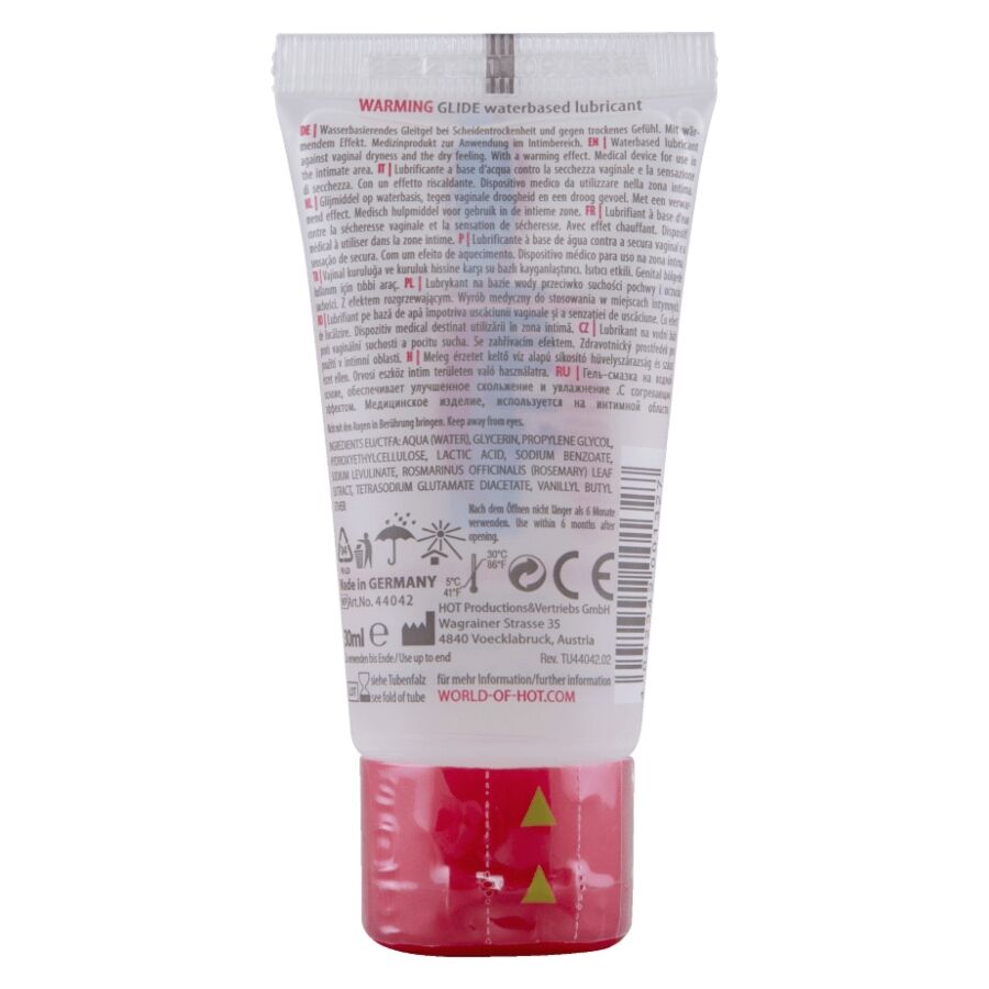 HOT - WATER-BASED HEATED LIQUID LUBRICANT 30 ML