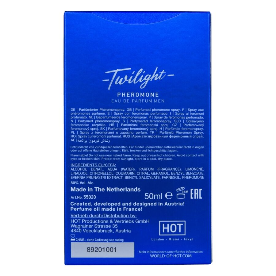 HOT - TWILIGHT PHEROMONE PERFUME FOR MEN 50 ML