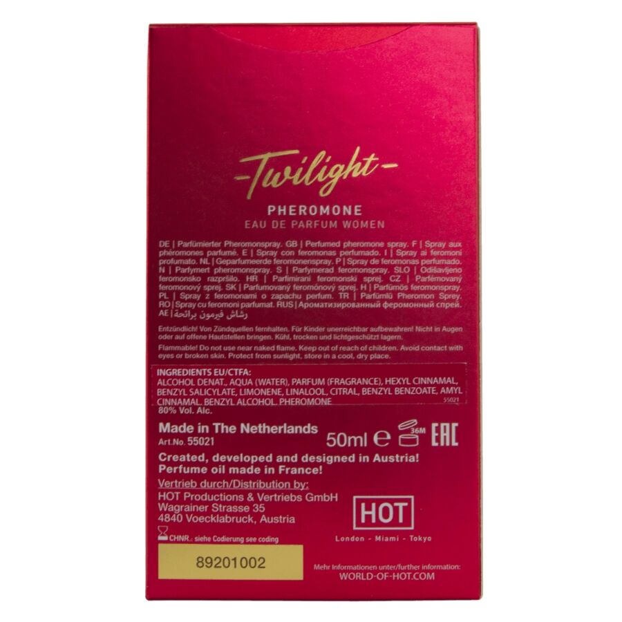 HOT - TWILIGHT PHEROMONE PERFUME FOR WOMEN 50 ML