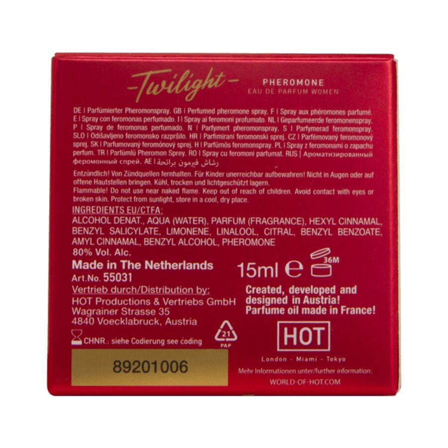 HOT - TWILIGHT PHEROMONE PERFUME FOR WOMEN 15 ML