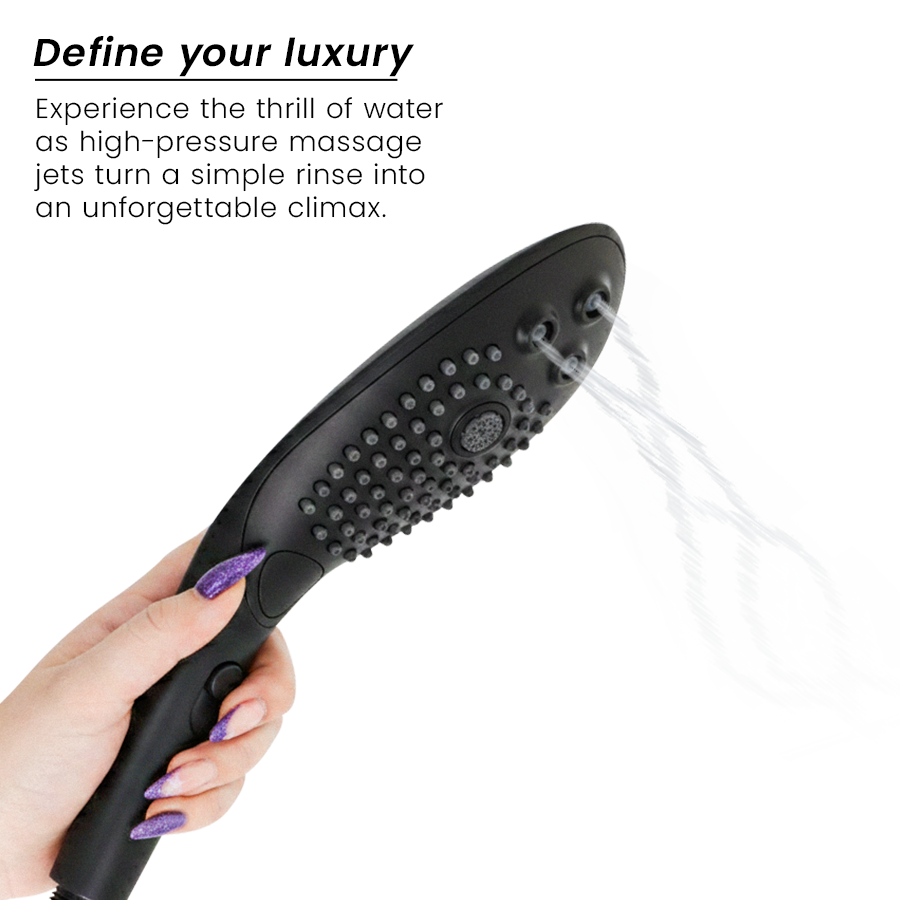 WOMANIZER - POMMEAU DE DOUCHE STIMULANT CLITORIAL WAVE NOIR