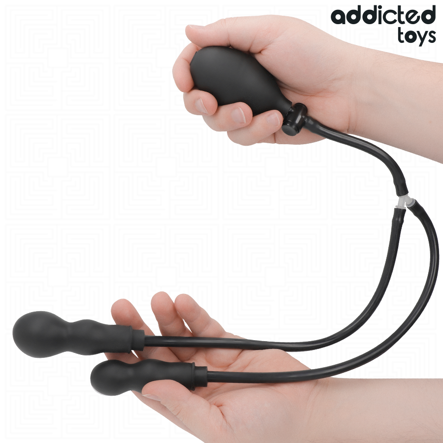 ADDICTED TOYS - INFLATABLE DOUBLE ANAL PLUG MODEL 1