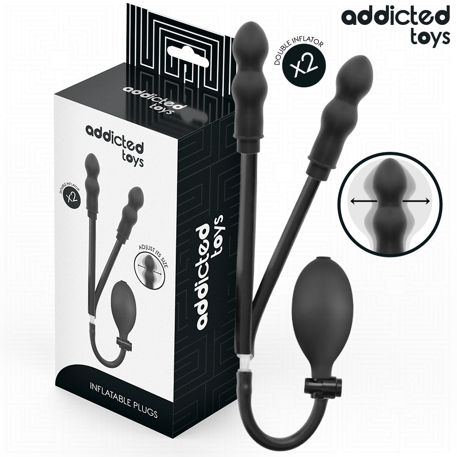 ADDICTED TOYS - INFLATABLE DOUBLE ANAL PLUG MODEL 1