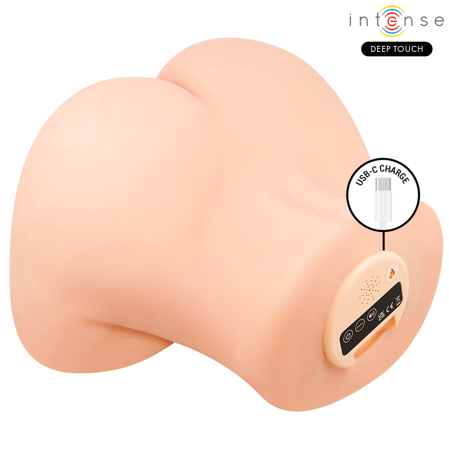 INTENSE DEEP TOUCH - GINGER VAGINAL MASTURBATOR WITH SUCTION, HEAT, VIBRATION AND VOICE EFFECTS, REMOTE CONTROL INCLUDED, 5.3 KG