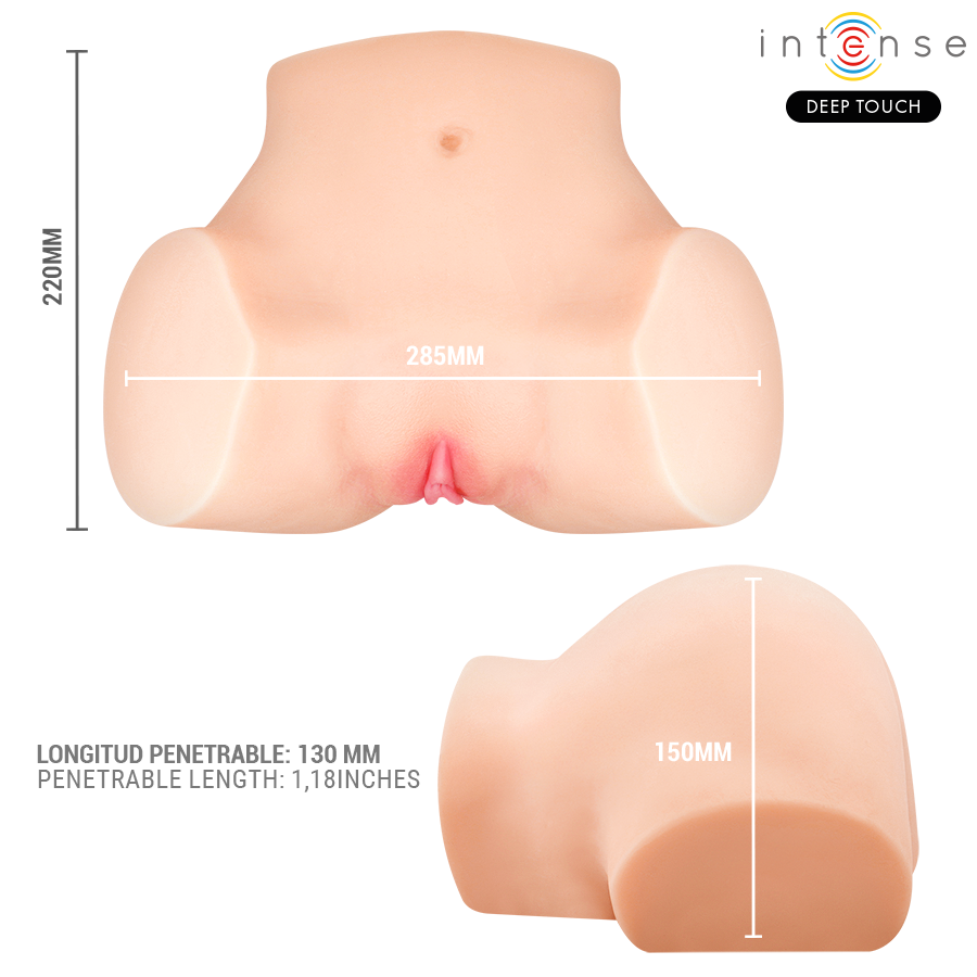 INTENSE DEEP TOUCH - NICOLE VAGINAL MASTURBATOR WITH SUCTION, HEATING, VIBRATION AND VOICE EFFECTS, WITH REMOTE CONTROL, 5.3 KG