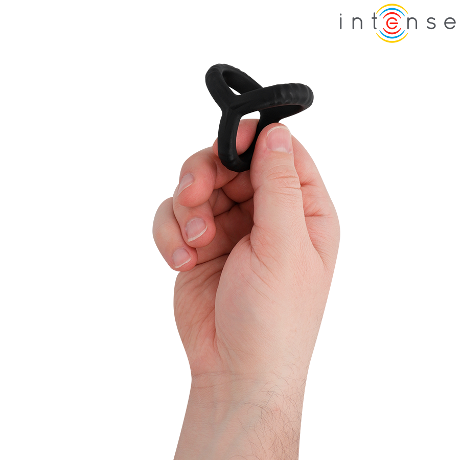 INTENSE - JOHN TRIPLE ADJUSTABLE PENIS RING MODEL 4
