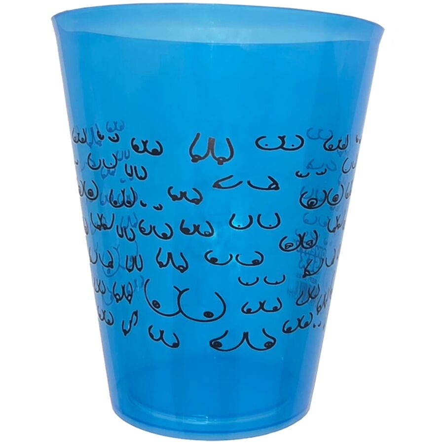 DIABLO PICANTE - BLUE MUG 500 ML WITH BLACK BREASTS