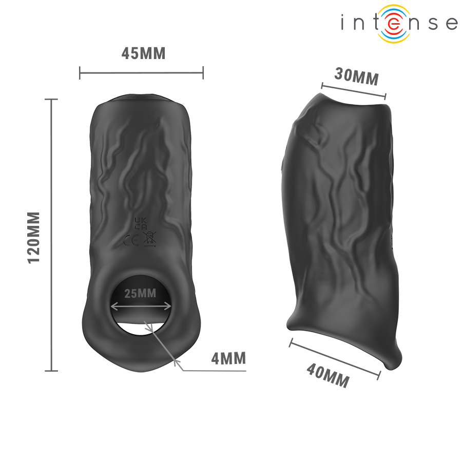 INTENSE - SEAN VIBRATING AND ADJUSTABLE PENIS RING MODEL 13