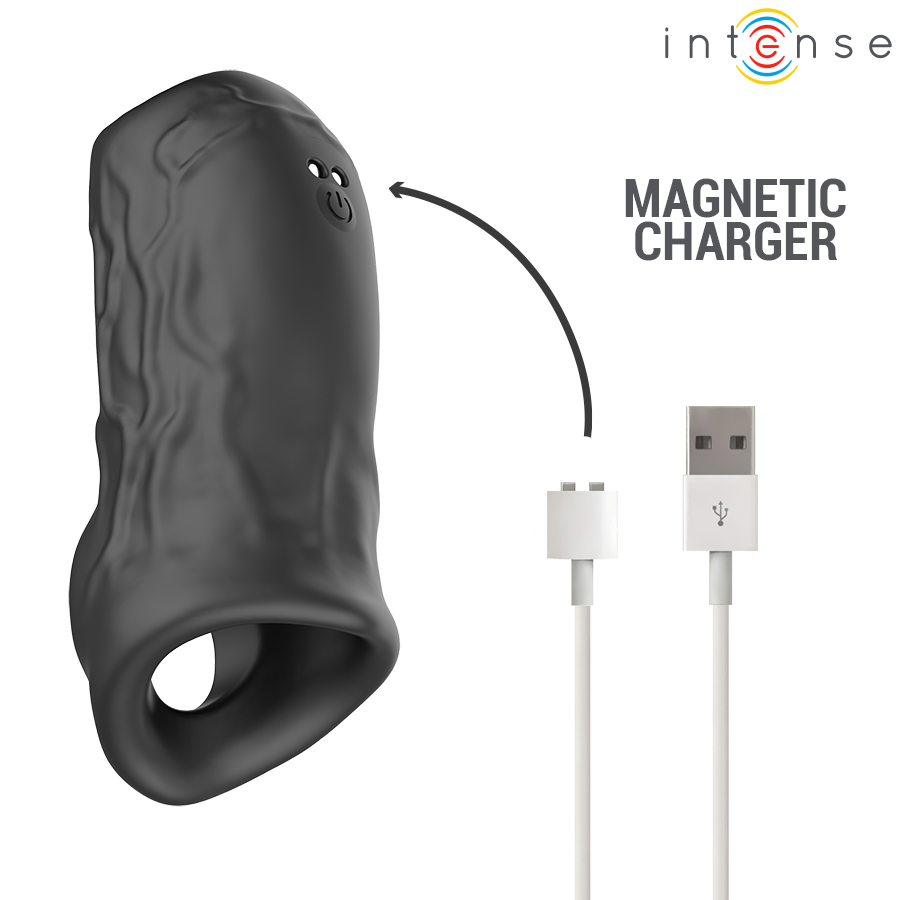 INTENSE - SEAN VIBRATING AND ADJUSTABLE PENIS RING MODEL 13