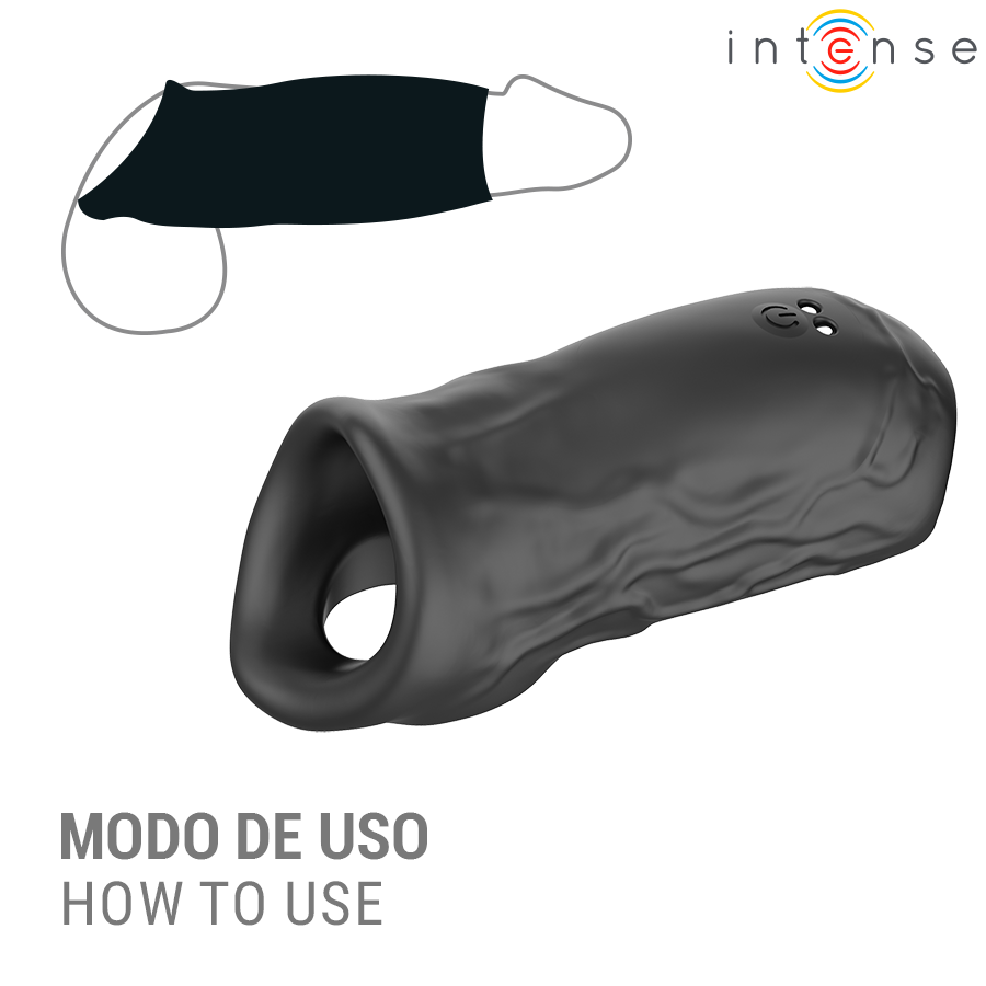 INTENSE - SEAN VIBRATING AND ADJUSTABLE PENIS RING MODEL 13