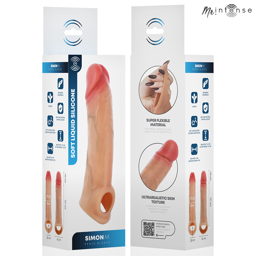 MR INTENSE - SIMON SHEATH PENIS M 14.5 CM -Ø- 4 CM
