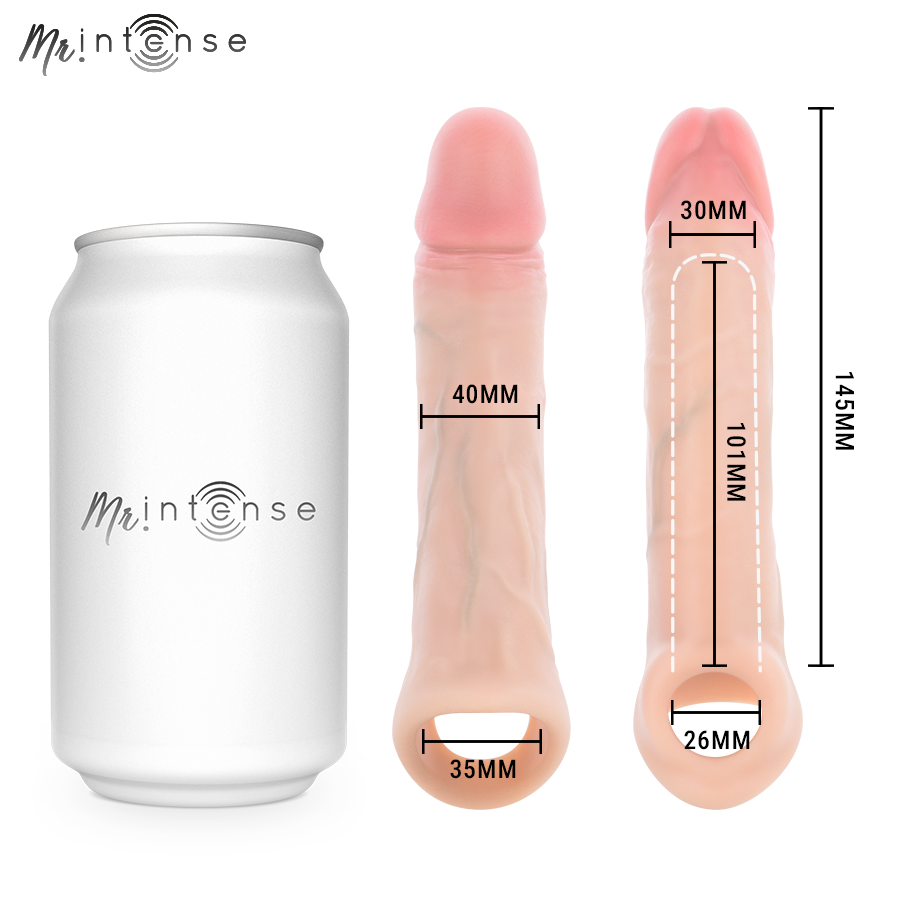 MR INTENSE - SIMON SHEATH PENIS M 14.5 CM -Ø- 4 CM