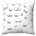 DIABLO PICANTE - BREAST CUSHION 30 X 30 WHITE