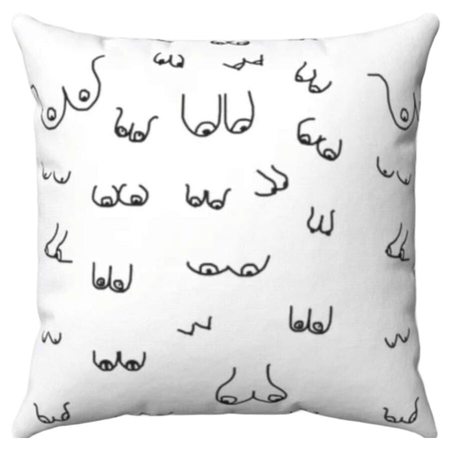 DIABLO PICANTE - BREAST CUSHION 30 X 30 WHITE
