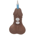DIABLO PICANTE - PENIS SHAPED BIRTHDAY CANDLE, DARK SKIN TONE