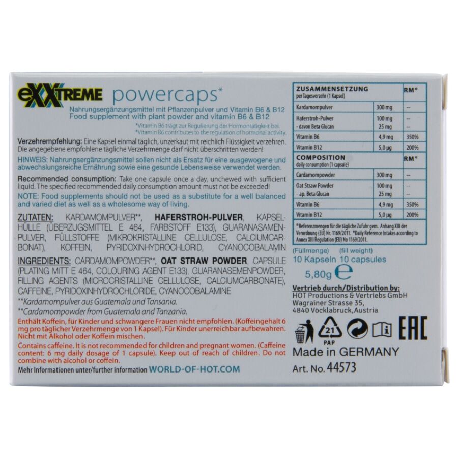 HOT - EXXTREME CAPSULES MAN POWER 10 UNITS