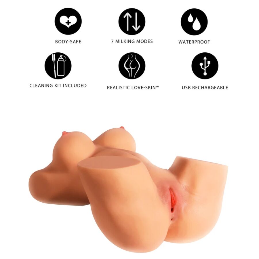HIDDEN DESIRE - MEGA TREAT FEMININE SLUT TORSO MASTURBATOR 22 KG