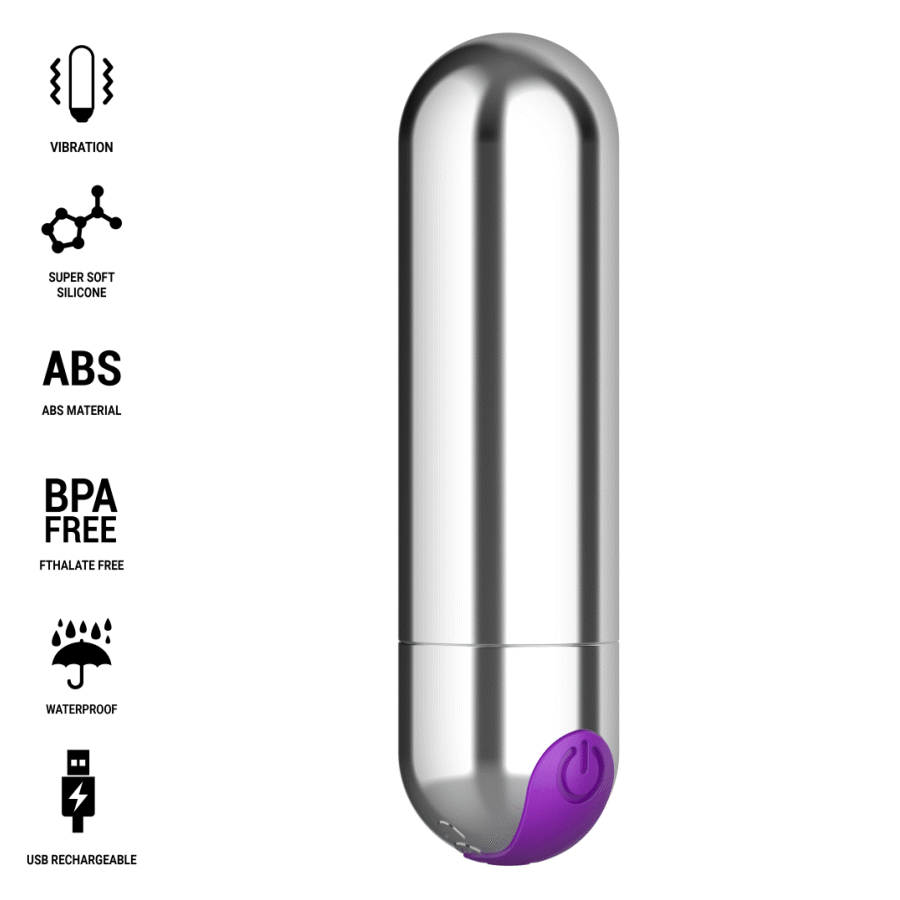 INTENSE - KAREN RECHARGEABLE VIBRATING MINI SILVER