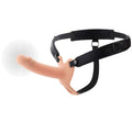 HIDDEN DESIRE - INFERNO VIBRATING PENIS SLEEVE WITH STRAP-ON 16 CM