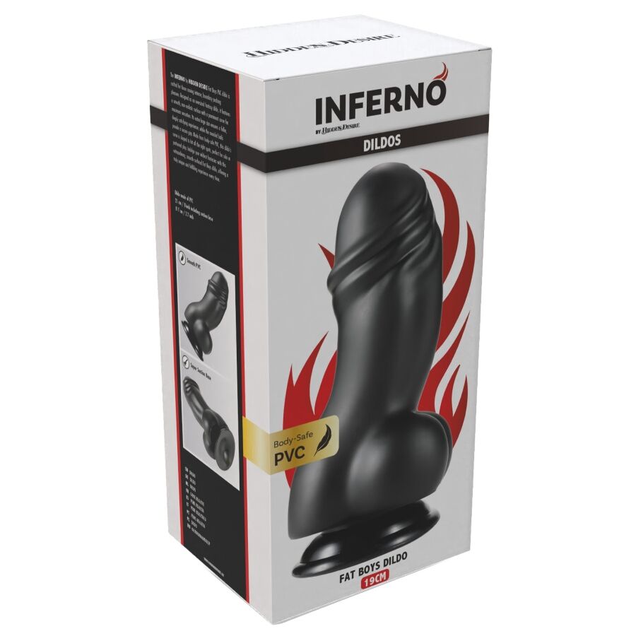 HIDDEN DESIRE - INFERNO DICK FAT BOYS 19 CM
