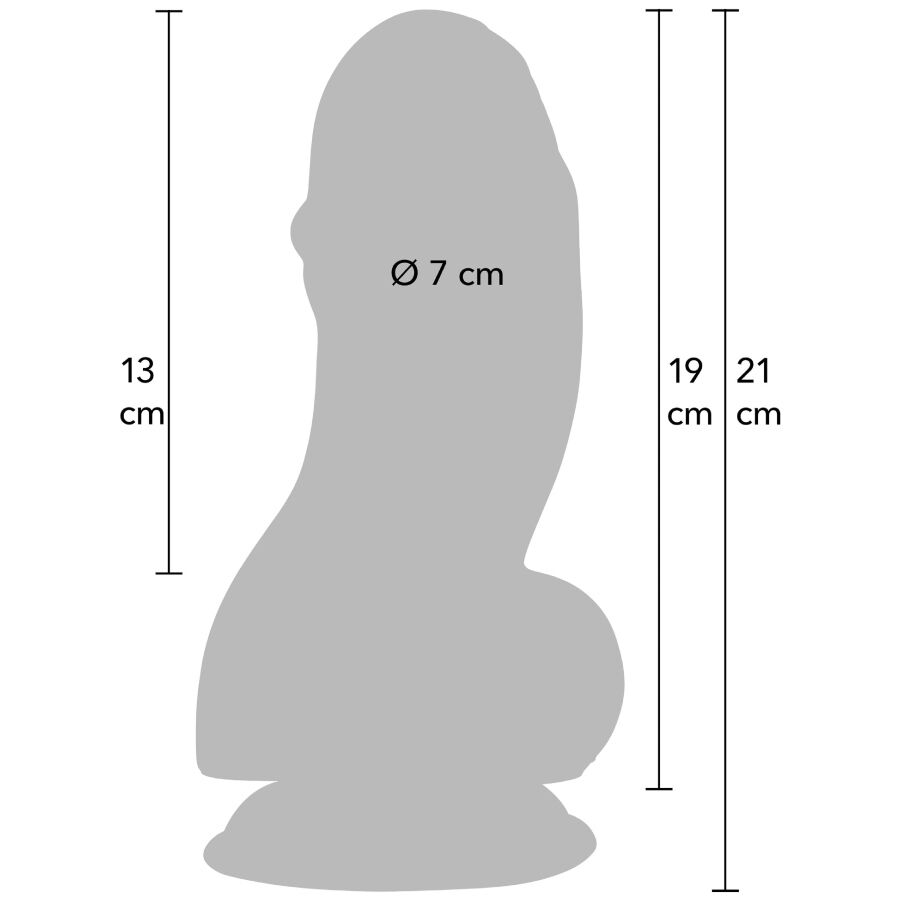 HIDDEN DESIRE - INFERNO DICK FAT BOYS 19 CM