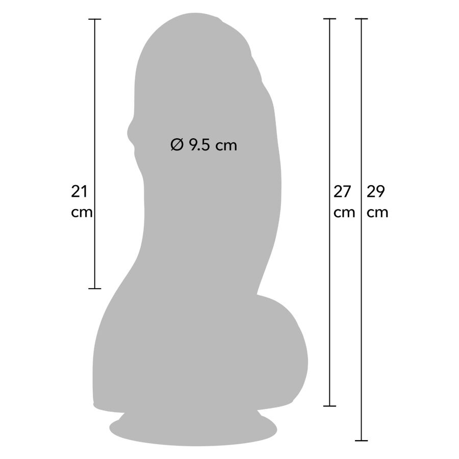 HIDDEN DESIRE - INFERNO DICK FAT BOYS 27 CM