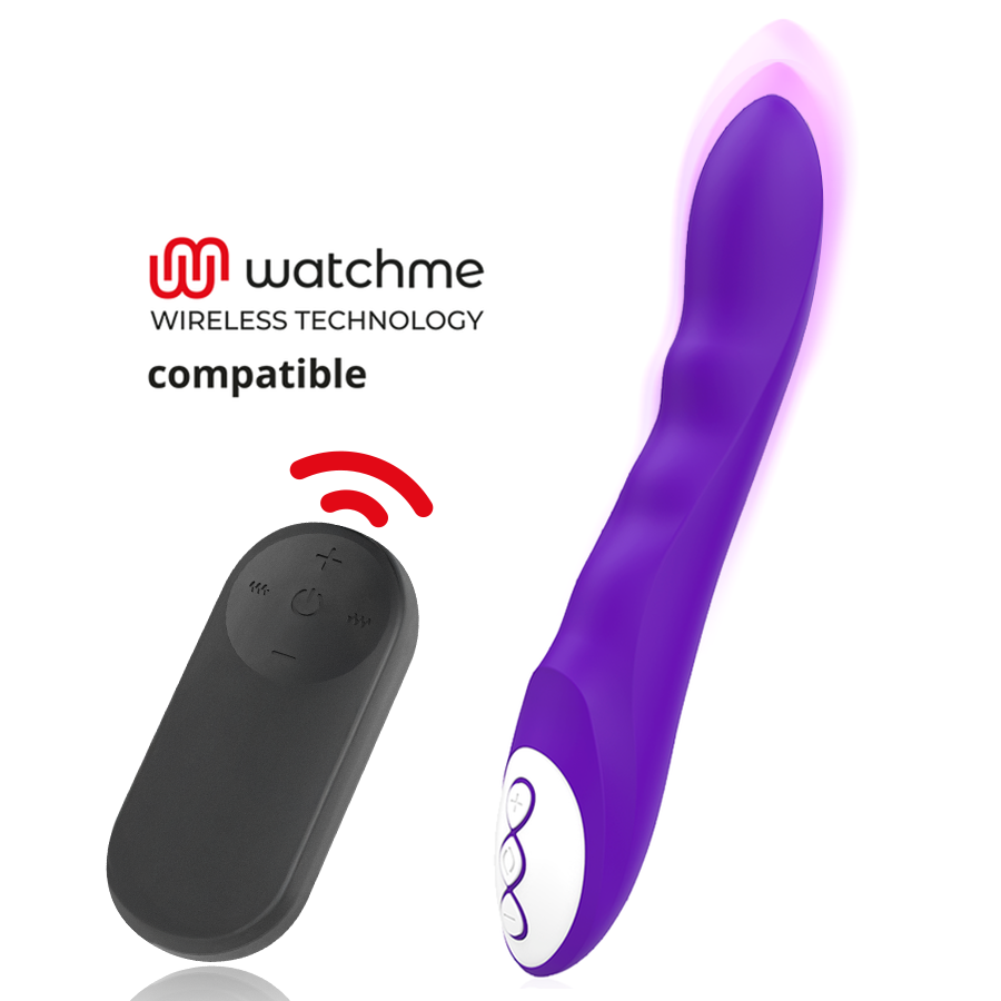 GALATEA - DANTE PURPLE VIBRATOR + WATCHME REMOTE