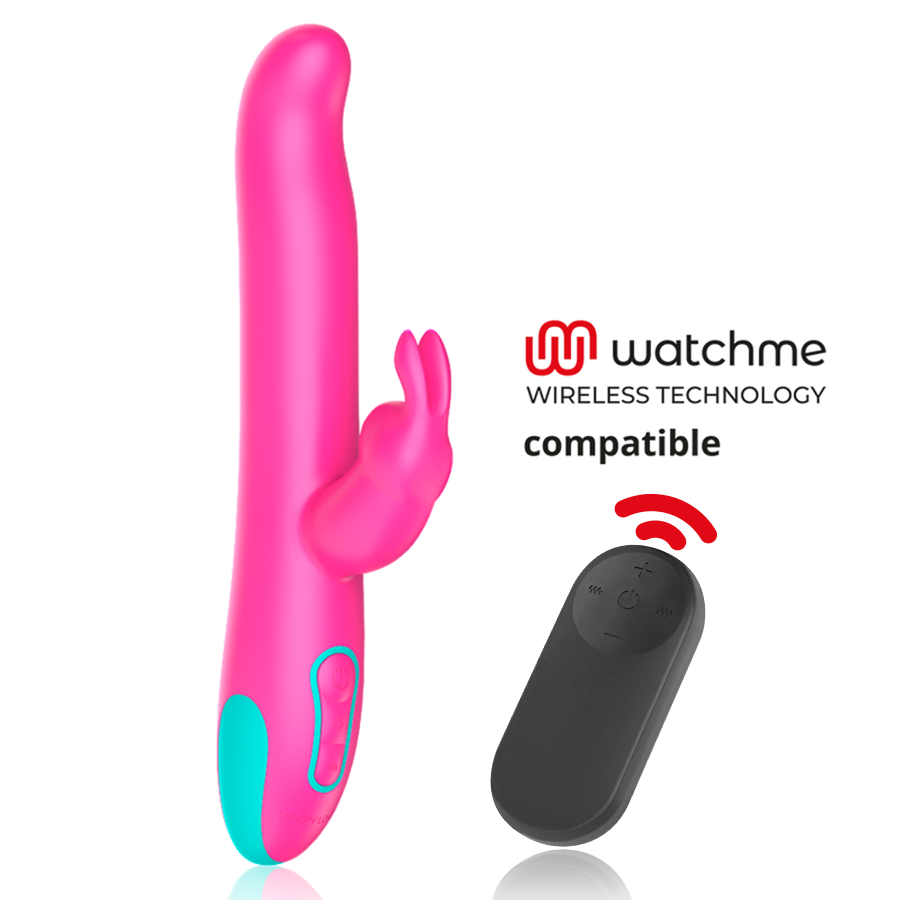HAPPY LOKY - PLUTO RABBIT AND ROTATING VIBRATOR + WATCHME REMOTE CONTROL