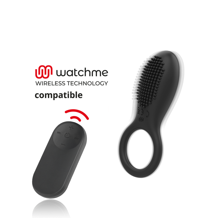 MR BOSS - TINO STIMULATING RING + WATCHME REMOTE CONTROL
