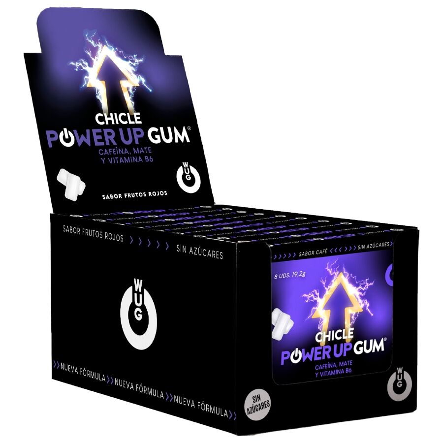 WUG POWER UP - ENERGY BOOST AND CONCENTRATION IMPROVEMENT | DISPLAY 12 X 8 UNITS