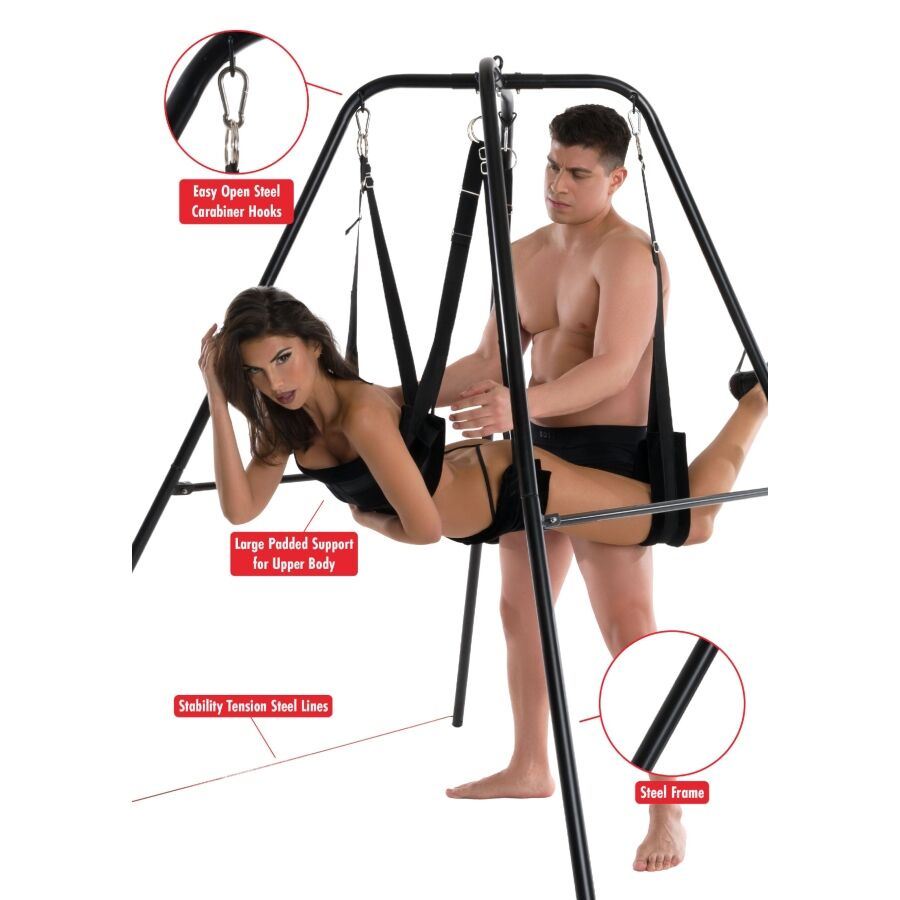 HIDDEN DESIRE - EXTREME LOVERS SEX SWING WITH STAND