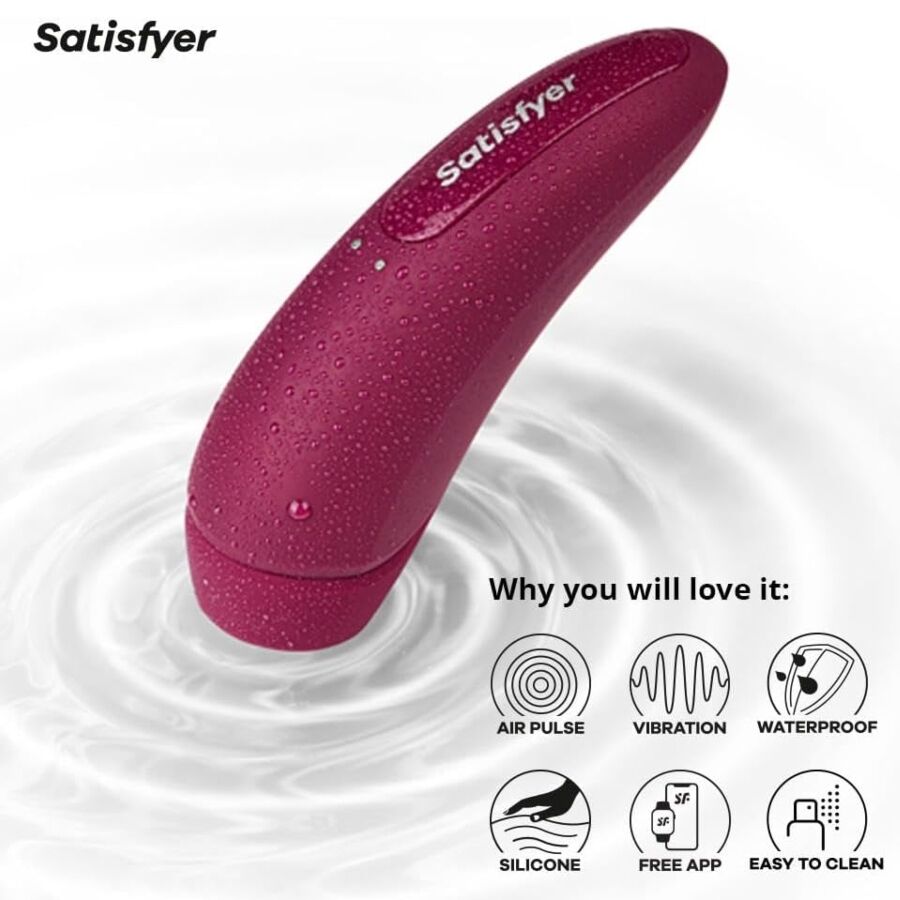 SATISFYER - CURVY 1 RED ROSE